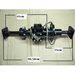 oś tylna z przekładnią biegu wstecznego ATV 150/200
