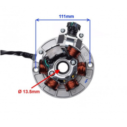 stator iskrownik 6 cewek 140ccm Pitbike YX140