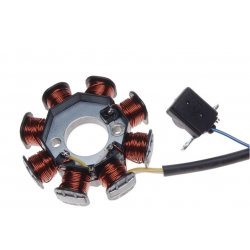 STATOR ISKROWNIK 8 CEWEK 3 PRZEWODY INCA SPRINT 4T