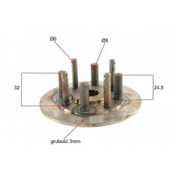 tarcza dociskowa z bolcami , zabierak sprzęgła - Simson S50